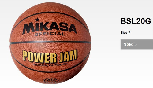 Balón Basketball Power Jam - Balon Mikasa Power Jam