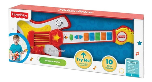 Guitarra Electronica Sonido Y Luz Fisher Price Original