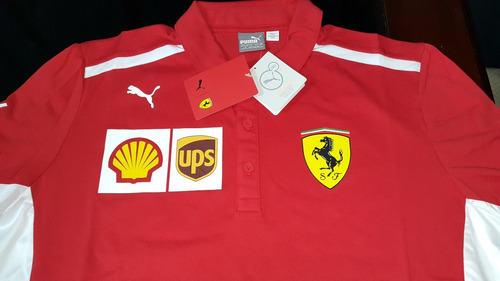 camisa polo scuderia ferrari