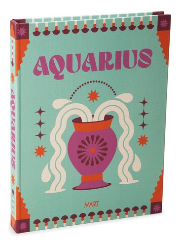 Livro Caixa Decorativo Signo De Aquario