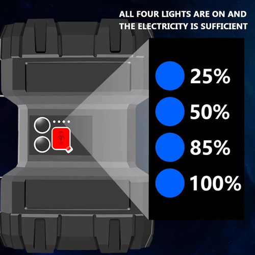 Linterna Portátil Led Spotlight Focus 100000 Lúmenes