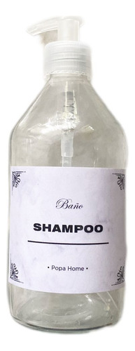 Dispenser Shampoo Transparente 500cc