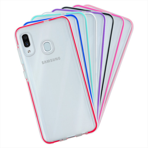 Funda Para Galaxy A30 Orilla Reforzada Antigolpes Uso Rudo