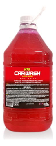 K78 Car Wash Shampoo Lava Autos Ph Neutro 5 Litros