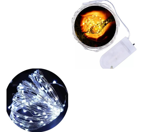 Guirnalda Led Alambre 30 Luces/3 Metros X 6 Unidades 