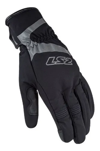 Guantes Para Moto Ls2 Vel Urbs Negro Impermeables Textil