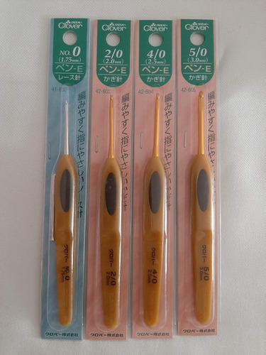 Gancho Clover Para Crochet/ Ganchillos Clover Tacto Suave (Usado)