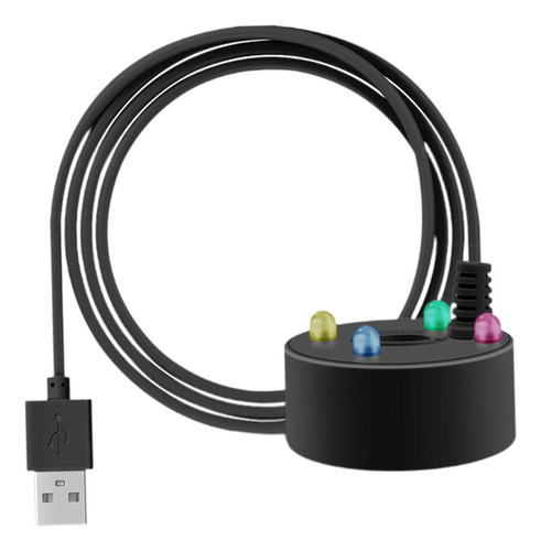 De Máquina De Niebla Mister Pond Con 4 Led, Adorno Para