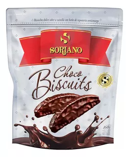 Nuevos! Choco Biscuits Soriano Galletitas Bañadas Chocolate