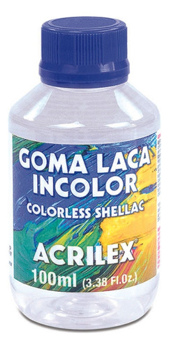 Goma Laca Incolor 100ml Acrilex