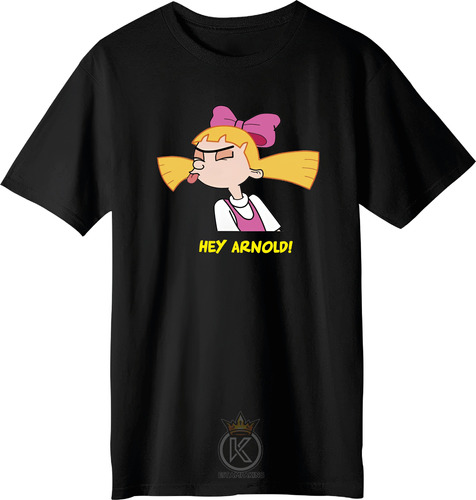 Polera Oye Arnold - Helga - Nickelodeon - Amor - Estampaking