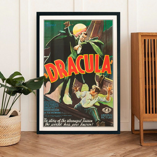 Cuadro 60x40 Peliculas Clasicas - Dracula Vintage