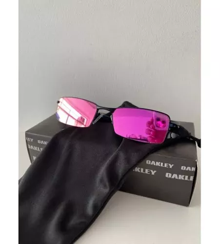 Óculos Lupa Mandrake Vilão Oakley Juliet X-Metal Lente Rosa