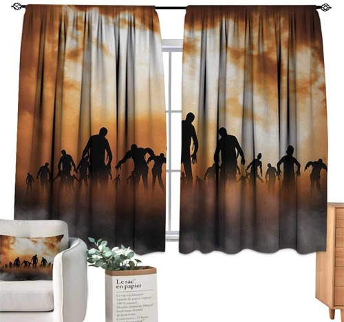 Cortinas De Zombies The Walking Dead Terror 