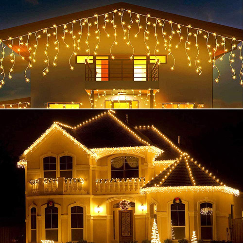 Luz Led Navidad Para Exterior Interior Pie Gota Modo Jardin