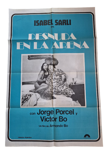 Afiche Cine Argentino Desnuda En La Arena Isabel Sarli *