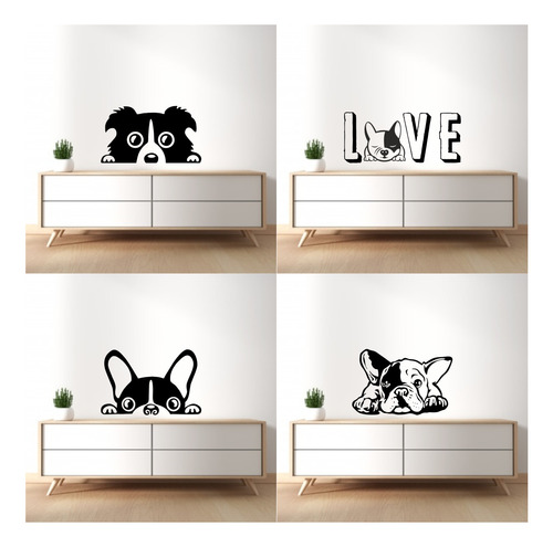  Vinilos Decorativos Perro Perrito Animal Varios Modelos