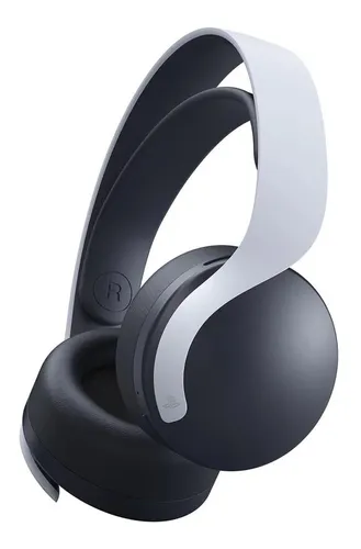 Fone de ouvido gamer sem fio Headset PlayStation PS5/Ps4 Pulse 3D CFI-ZWH1 branco e preto