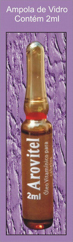 Imagem 2 de 3 de Arovitel Vitamina Capilar A+e 2ml Cx/ 50un