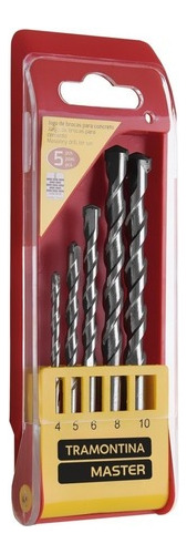 Juego De Mechas Para Concreto 5pcs Tramontina Master Ft