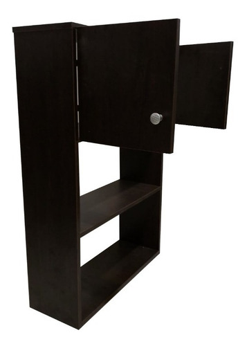 Imagen 2 de 10 de Mueble Sobre Inodoro Colgante 2 Puertas 1 Estante Melamina+