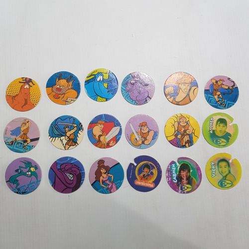 Antiguos Tazos Serenito Hércules Cebollita Lote Mag 59401