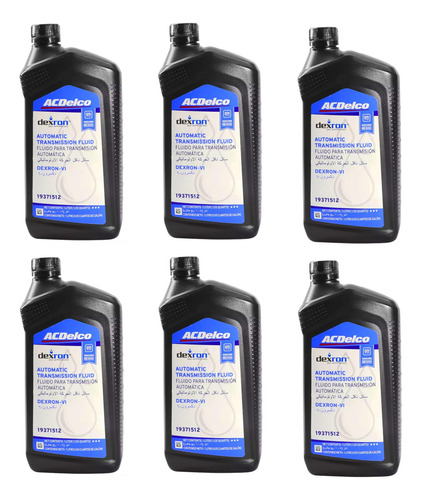 Aceite Transmision Automatica Dexron Vi Sonic Cruze Trax 6l