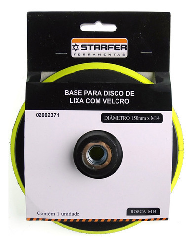Base Disco De Lixa Tiras Aderentes 150xm14 Starfer