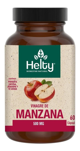 Helty / Vinagre De Manzana / 500mg / 60 Cápsulas