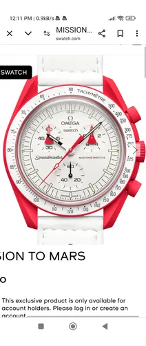 Omega Swatch Mission Júpiter