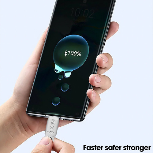 Cable Usb Tipo C 300w Carga Rápida Y Datos Para Teléfono