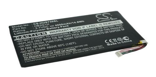 Bateria Para Tablet Huawei Hus730sl Hb3g1h T-mobile Hb3g1h