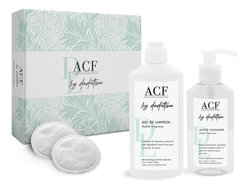 Acf By Dadatina Kit Doble Limpieza Gel + Aceite + Pads