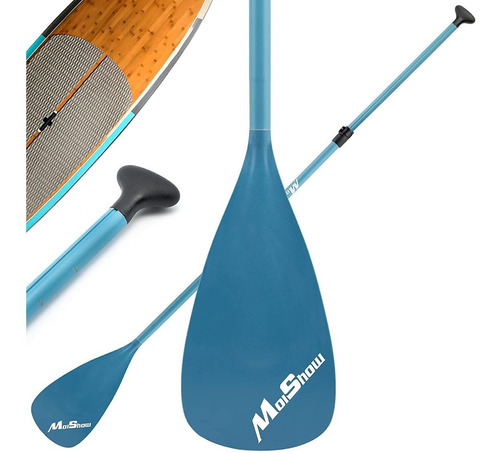 Remo Stand Up Paddle Board Ajustable De 3 Piezas Azul Marino