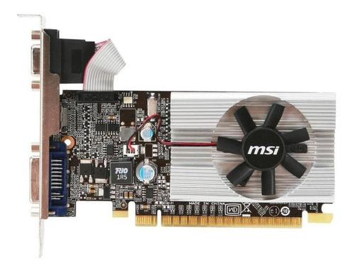 Imagen 1 de 2 de Placa de video Nvidia MSI  GeForce 200 Series 210 N210-MD1G/D3 1GB