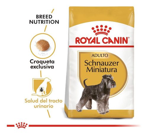Royal Canin Schnauzer Miniature Adulto X 3 Kg.