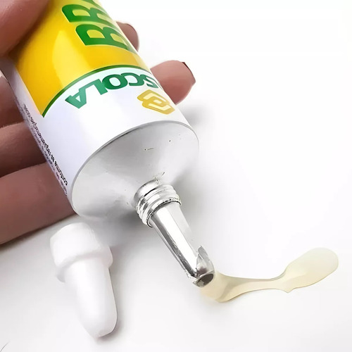 Cola Vinil Adesivo Para Pvc Flexível Sem Tolueno Bisnaga 17g Brascola