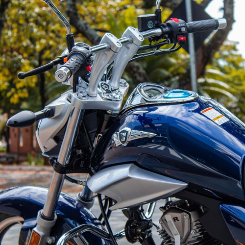 Imagem 5 de 10 de Moto Haojue Master Ride 150 Azul 0km