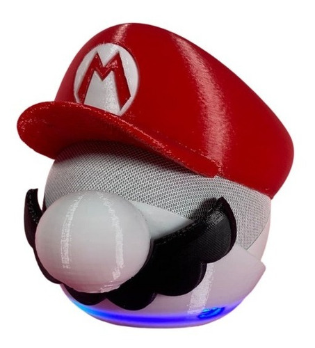 Base Soporte Para Alexa Echo Dot Gen 4, Mario Bross