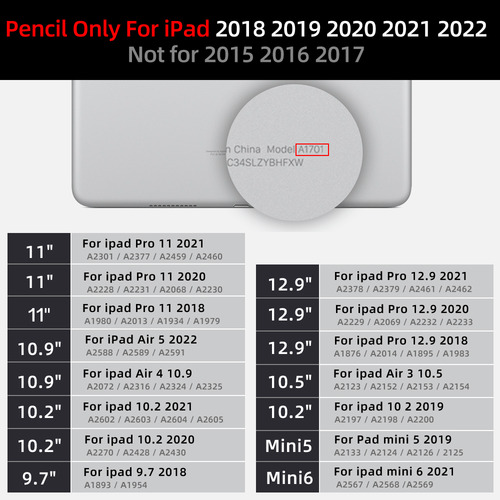 Lápiz Capacitivo Para iPad Palm Rejection Apple Pencil Para