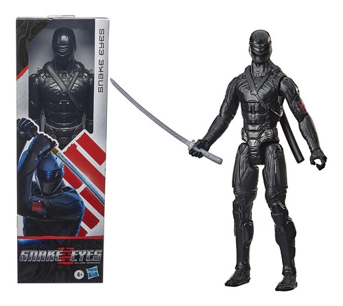 Muñeco Ninja Set Snake Eyes Gi. Joe Juguete Hasbro Original