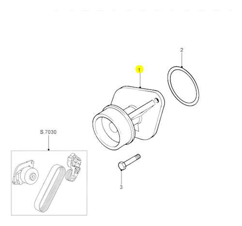 Bomba D'agua F250 F350 F4000 Ford Cargo 712 814 915 1317