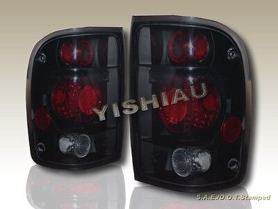 1998-2000 Ford Ranger Tail Lights Dark Smoke Lamps 1999  Zzh