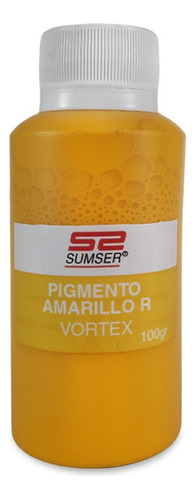 Serigrafia Pigmento Textil Para Tinta Al Agua Amarillo 100gr