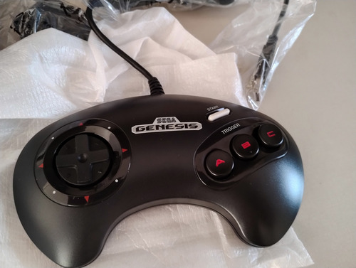 Sega Genesis Mini Mega Drive Completo Original 2 Controles Preto