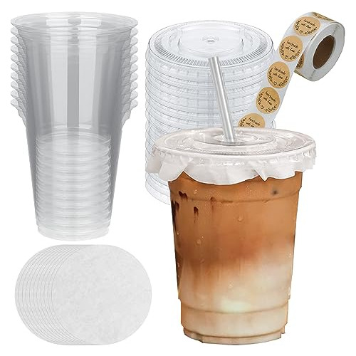 Copas De Bebidas De Tisovixo Con Lids Y Straw,50 Pack 756px