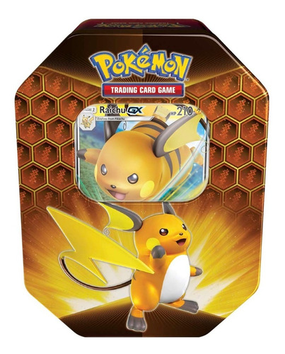 Pokemon Tcg Hidden Fates Tin - Raichu-gx (español)