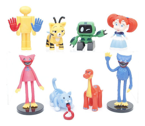 8 Figuras De Muñecas Poppy Playtime, Adornos Y Juguetes
