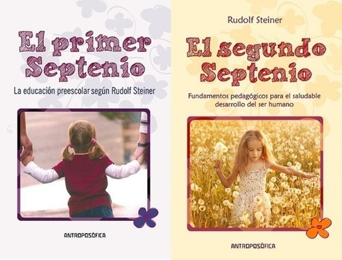 Pack Libro El Primer Septenio + El Segundo Septenio Steiner