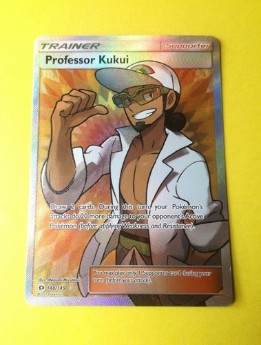 Profesor Kukui 148/149 Pokémon Tcg
